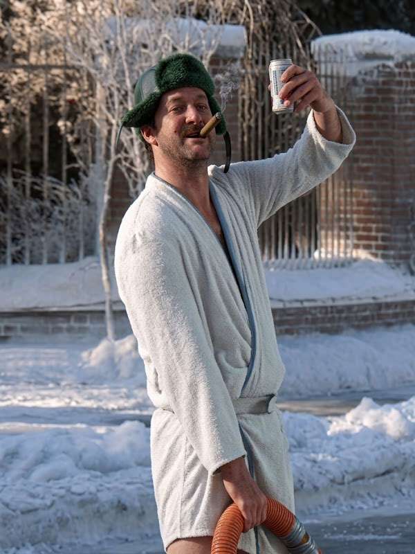 Cousin Eddie White Bathrobe