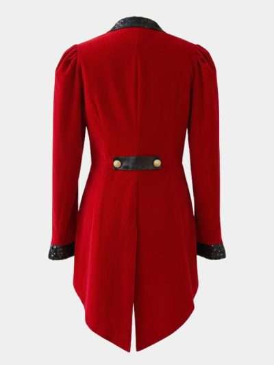 Red Velvet Ringmaster Costume Coat