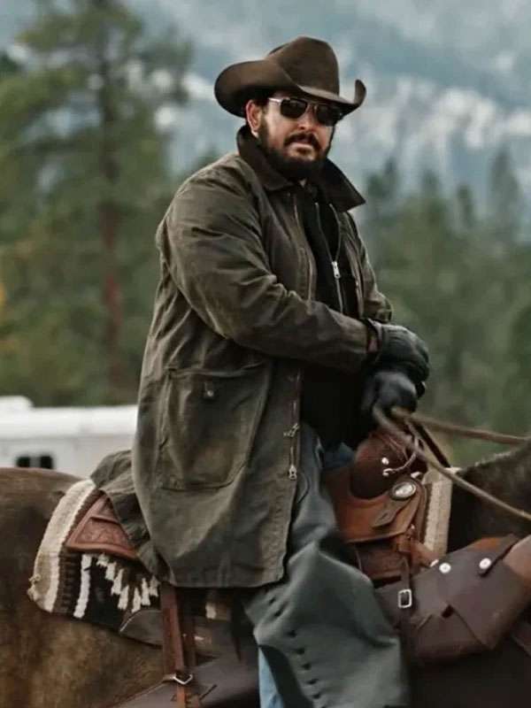 Rip Wheeler Green Cotton Coat