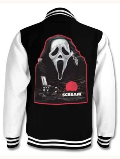 Scream Ghostface Varsity Jacket