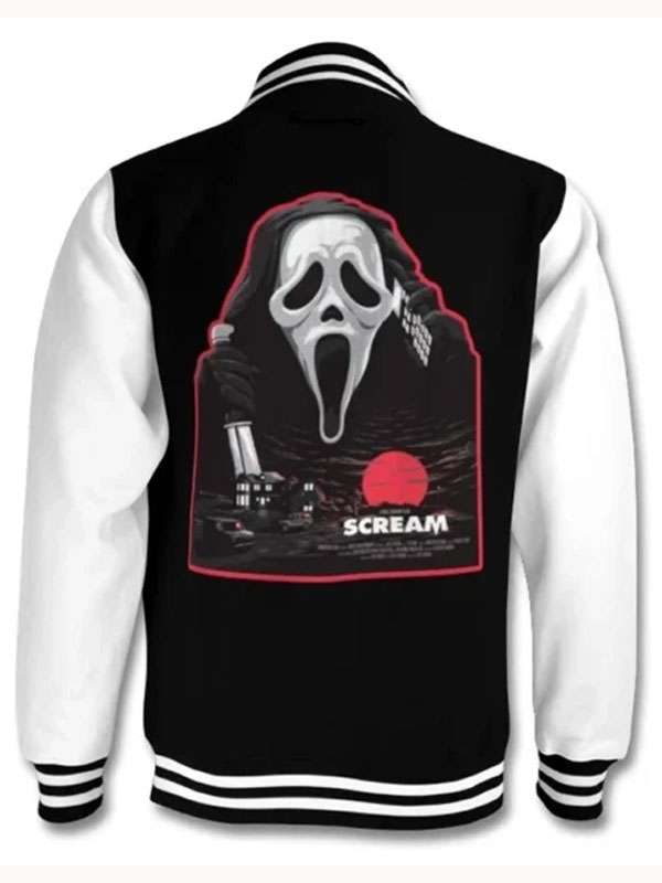Scream Ghostface Varsity Jacket