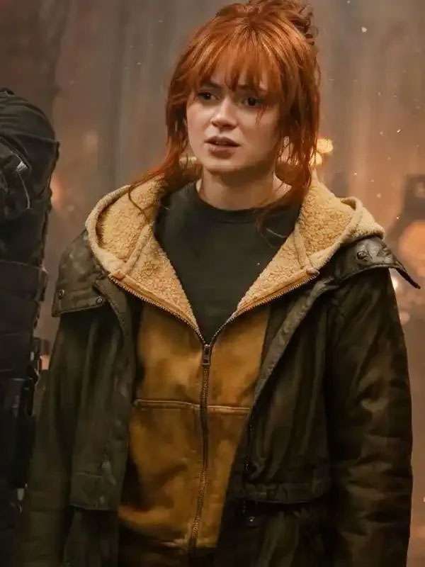 Sadie Sink Spider-Man Brand New Day 2026 Green Jacket