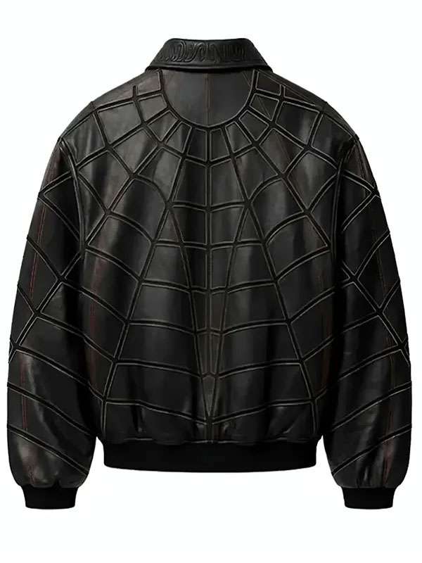Spider Man Zendaya Black Leather Jacket
