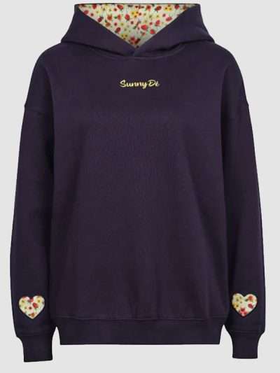 Sunny Dé Summer Harvest Blue Pullover Hoodie