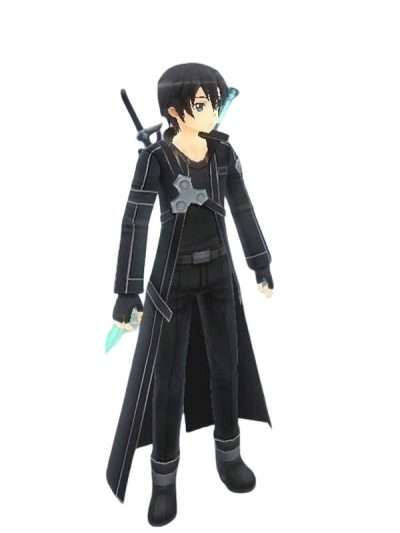 Kirito Cosplay Leather Trench Coat