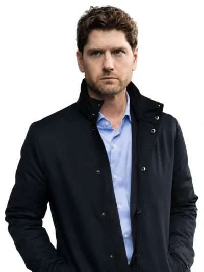 TV Series Slow Horses Kyle Soller Black Coat
