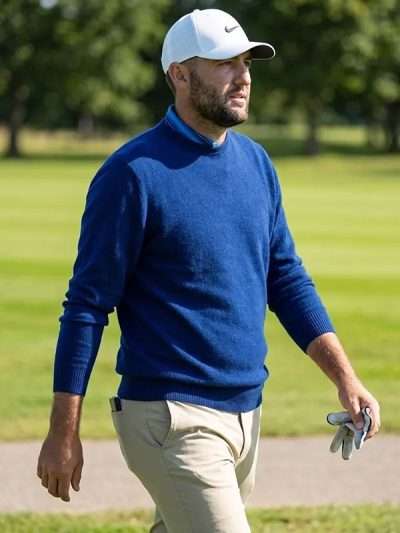 The Genesis Scottish Open 2026 Scottie Scheffler Blue Sweatshirt