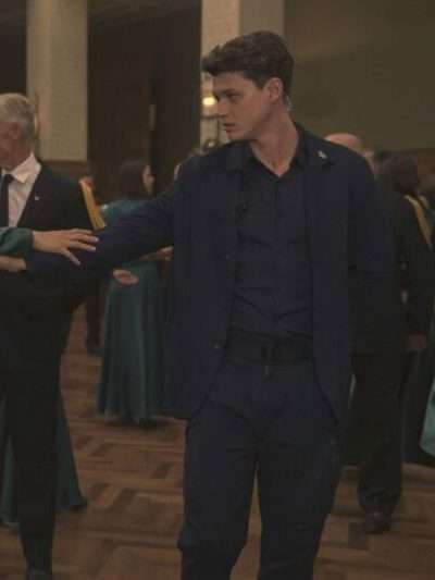 The Testaments S01 Brad Alexander Blue Wool Jacket