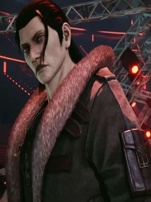 Video Game Tekken 8 Sergei Dragunov Grey Fur Coat