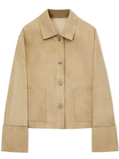 Your Friends and Neighbors Samantha Levitt Beige Suede Jacket