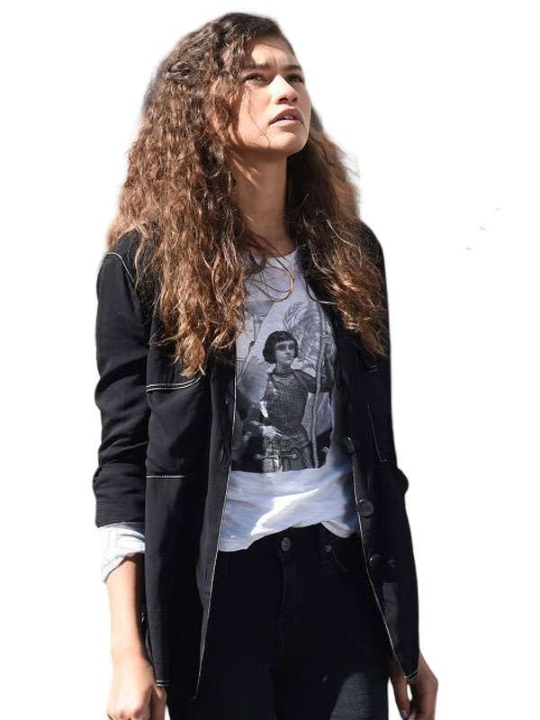 Spider Man No Way Home Zendaya Black Jacket