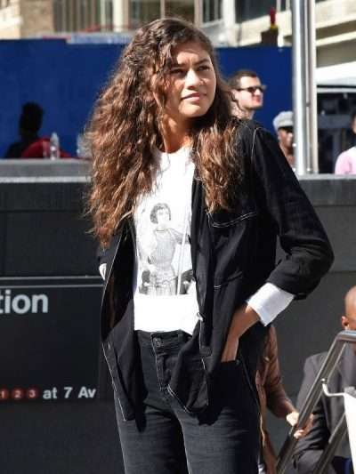 Zendaya Spider Man No Way Home Black Jacket