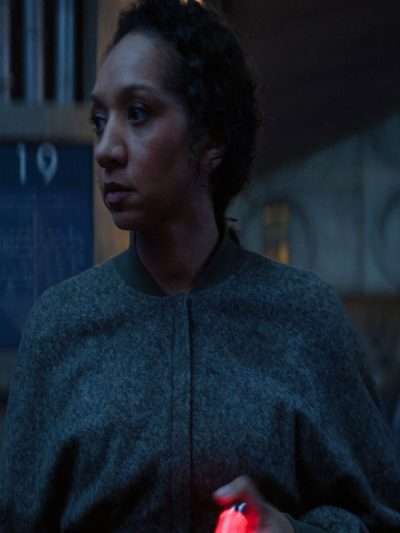 Alexandria Riley Silo 2026 Grey Wool Bomber Jacket