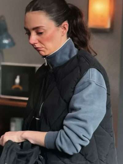 Alice Chilton Ted Lasso S04 Black Quilted Vest