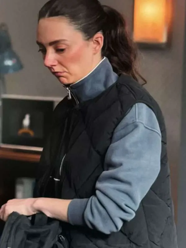 Alice Chilton Ted Lasso S04 Black Quilted Vest