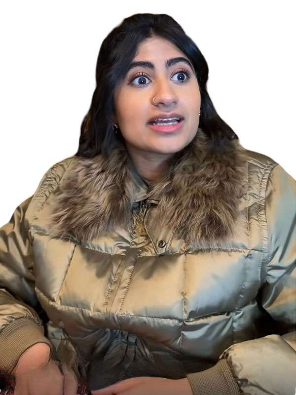 Amita Rao Adults S02 Beige Puffer Jacket