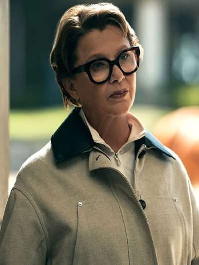 Annette Bening Lucky S01 Grey Jacket