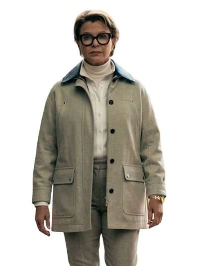 Annette Bening Lucky S01 Grey Jacket
