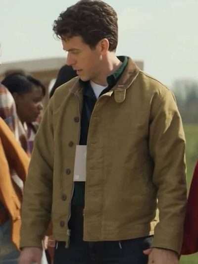 Ashley Zukerman Silo S03 Brown Cotton Jacket