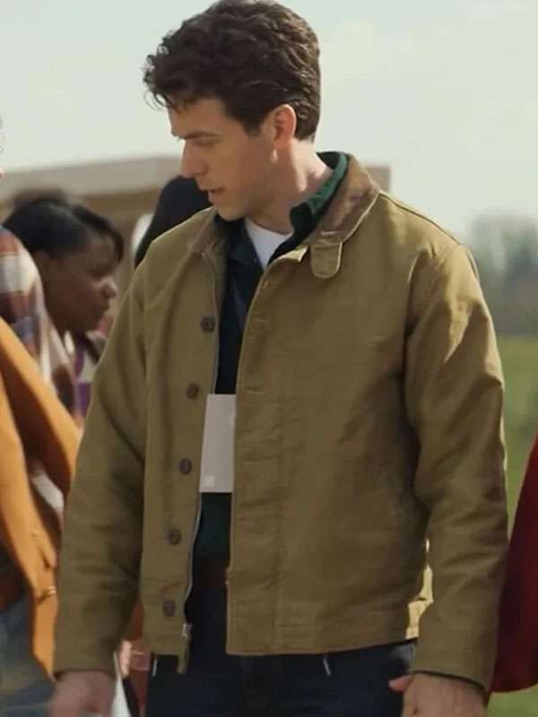 Ashley Zukerman Silo S03 Brown Cotton Jacket