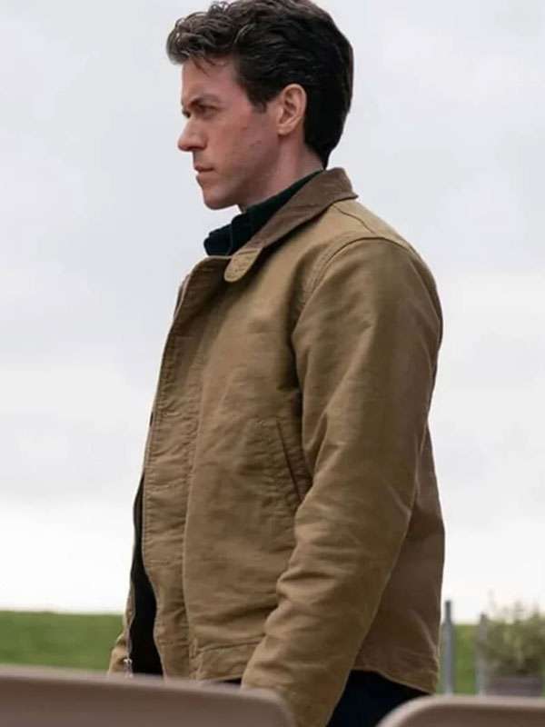 Ashley Zukerman Silo S03 Brown Jacket