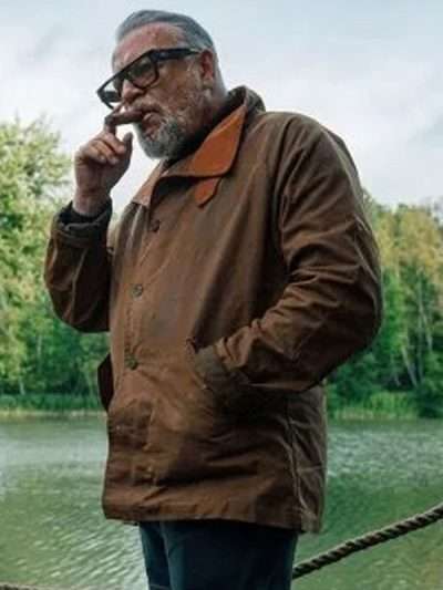 Bobby Glass The Gentlemen S02 Brown Cotton Jacket