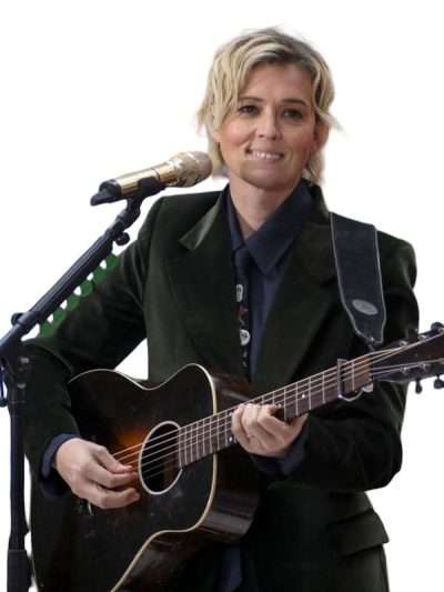 NBC Today Brandi Carlile Green Corduroy Blazer