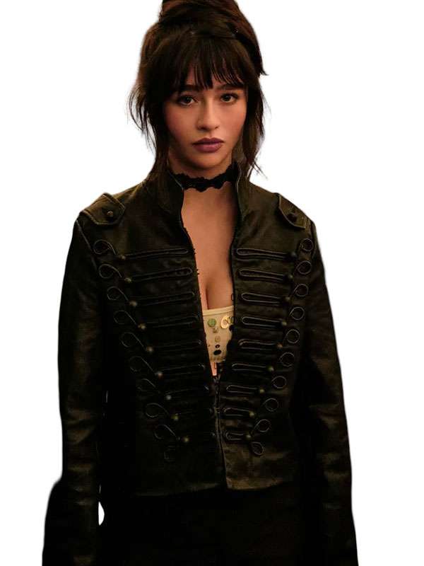 Coven Academy Briar Black Leather Jacket