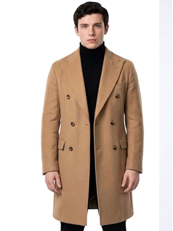 Ride or Die S01 Calam Lynch Brown Wool Coat