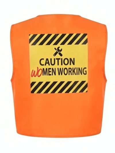 Caution Women Construction Vest