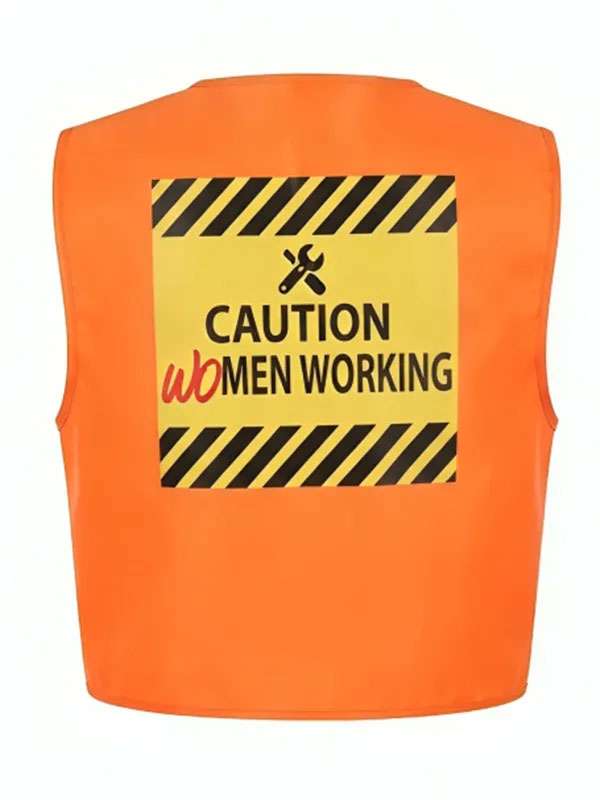 Caution Women Construction Vest