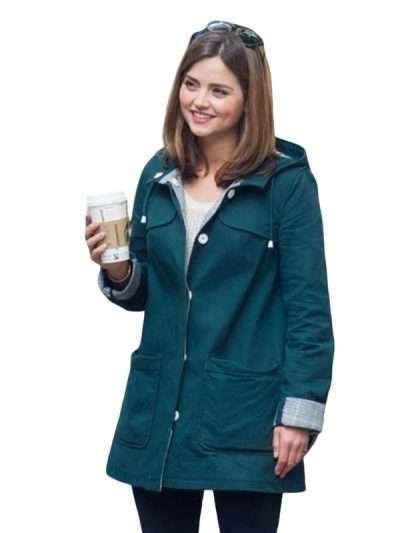 Doctor Who S08 Clara Oswald Green Coat