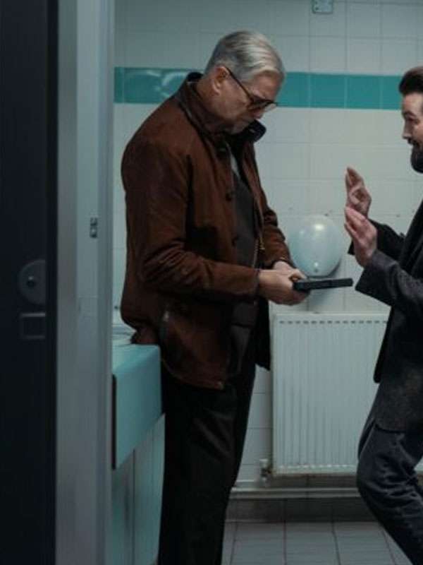Conrad Harrigan MobLand S02 Brown Suede Jacket