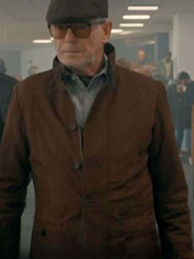 Conrad Harrigan MobLand Brown Suede Leather Jacket