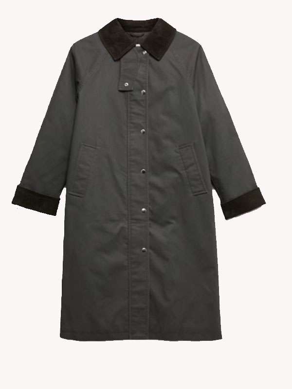 DI Emma Crane The Blame S01 Grey Cotton Coat