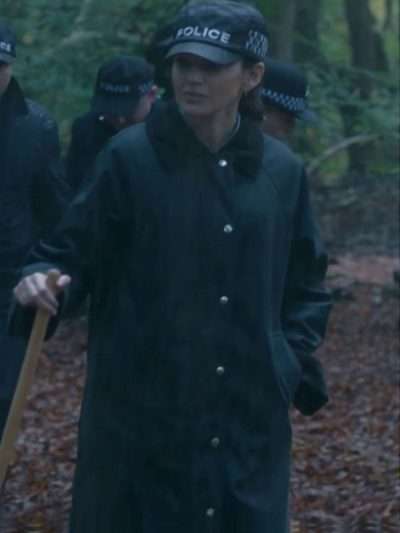 DI Emma Crane The Blame S01 Grey Cotton Coat