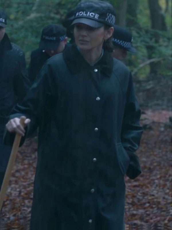DI Emma Crane The Blame S01 Grey Cotton Coat