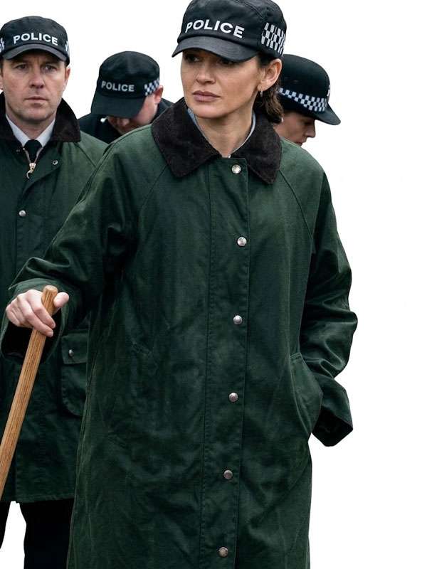 The Blame S01 DI Emma Crane Grey Coat