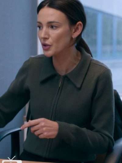 The Blame S01 DI Emma Crane Green Jacket