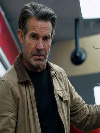 Dennis Quaid The Florist 2026 Brown Cotton Jacket
