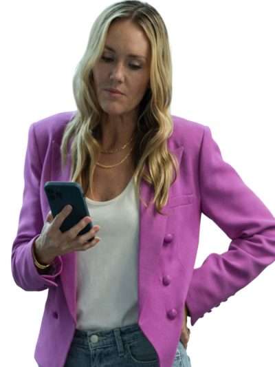 Its Not Like That 2026 Erinn Hayes Pink Blazer