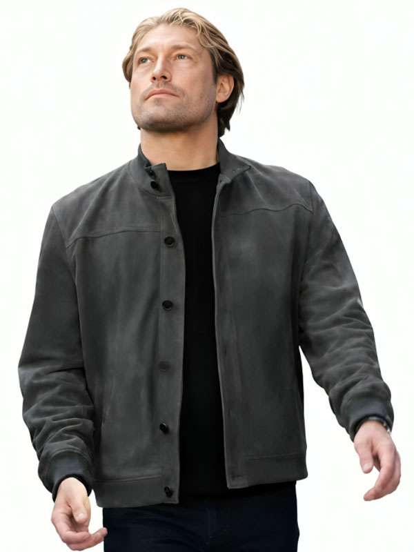 The Gentlemen S02 Harry Goodwins Grey Suede Jacket
