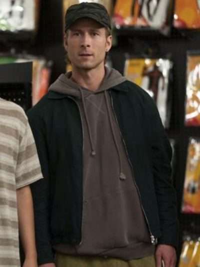 Chad Powers S02 Glen Powell Black Jacket