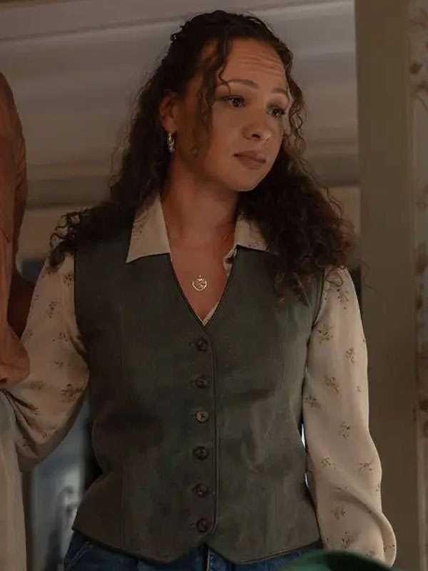 Lanterns Jasmine Cephas Jones Green Vest