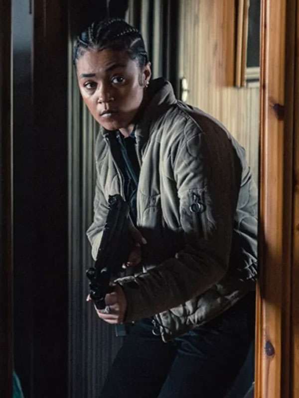 Jasmine Jobson Mobland S01 Green Quilted Jacket