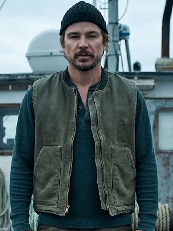 Josh Hartnett Below S01 Green Cotton Vest