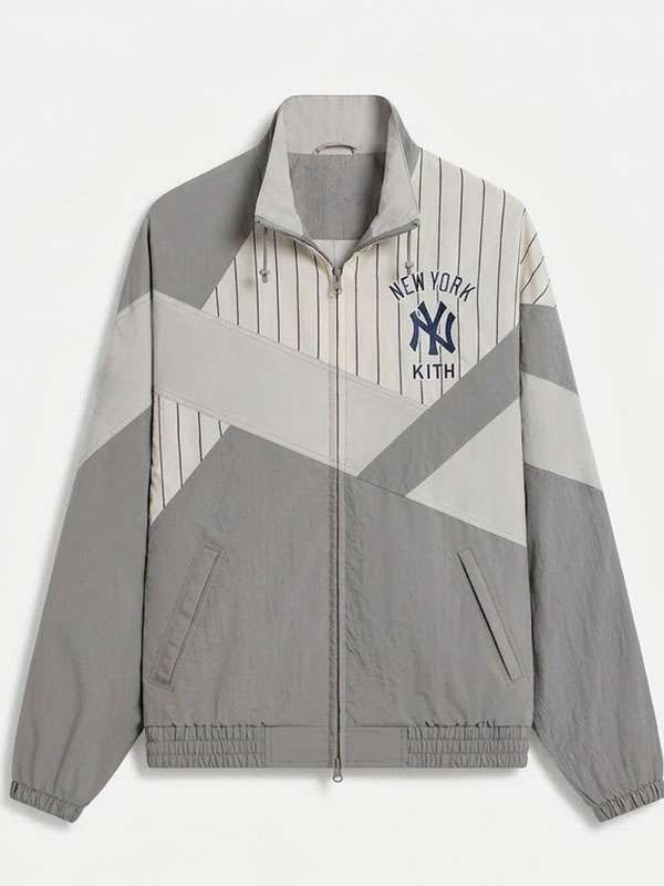 NY Yankees Pinstripe Windbreaker Jacket