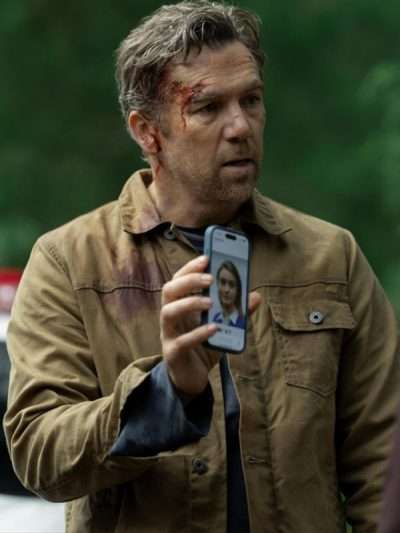 Last Seen Patrick Brammall Brown Jacket