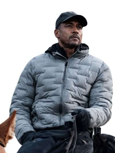 Anna Pigeon Manny Lopez Grey Puffer Jacket