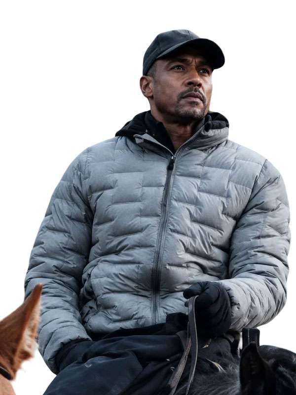 Anna Pigeon Manny Lopez Grey Puffer Jacket
